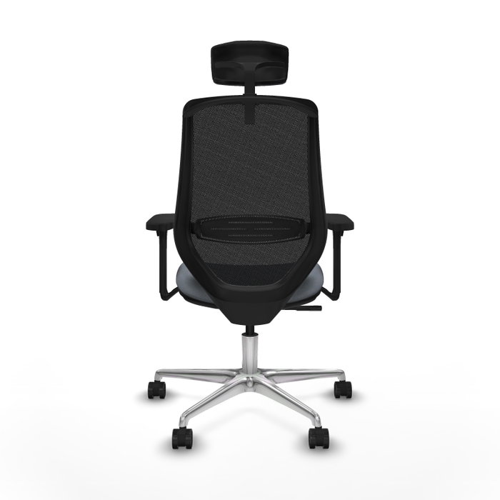 PIQUERAS Y CRESPO Silla de oficina Mardos con mecanismo Sincro, Gris y Negro
