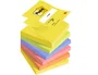 Post-it Bloc de Notas Adhesivas Quita y Pon Z-NotesUltra Intenso Pack 6 Blocs Surtidos 76x76 mm