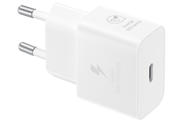 Samsung EP-T2510NWEGWW Cargador USB-C 25W Blanco con Super Fast Charging e Incluye Cable de 1m