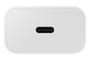 Samsung EP-T2510NWEGWW Cargador USB-C 25W Blanco con Super Fast Charging e Incluye Cable de 1m