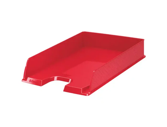 Esselte Bandeja de Sobremesa Europost Opaco Rojo (Set de 10)