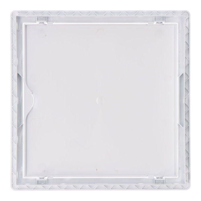Edm Tapa de Registro Cuadrada Empotrable ABS Blanca 20x20cm