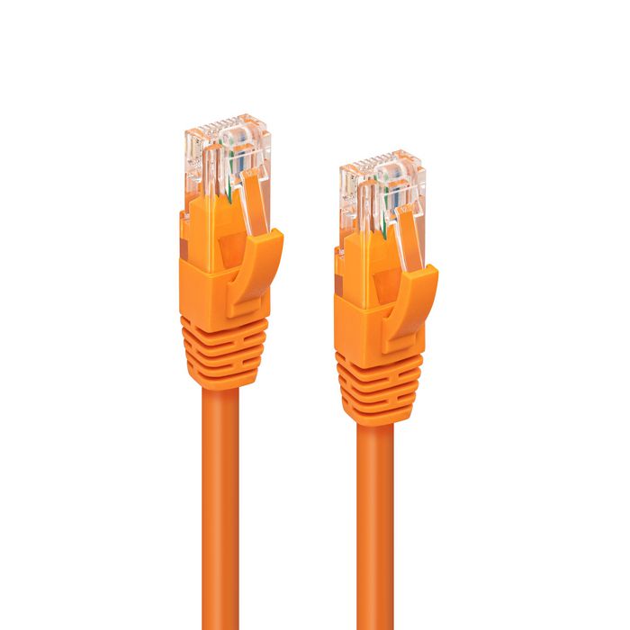 MicroConnect Cable UTP CAT6A 30m Naranja LSZH para Redes 10Gbit y 500Mhz
