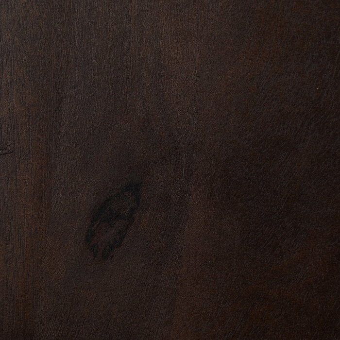 Mesa Centro Marrón Madera de Mango Salón 75 X 75 X 40 cm