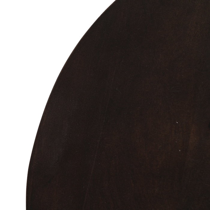 Mesa Centro Marrón Madera de Mango Salón 75 X 75 X 40 cm