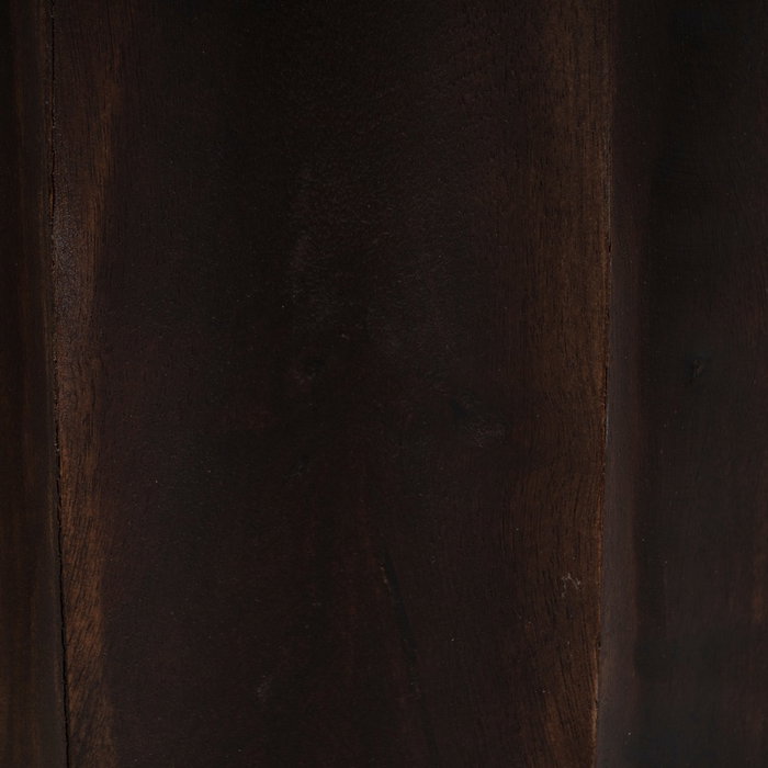 Mesa Centro Marrón Madera de Mango Salón 75 X 75 X 40 cm