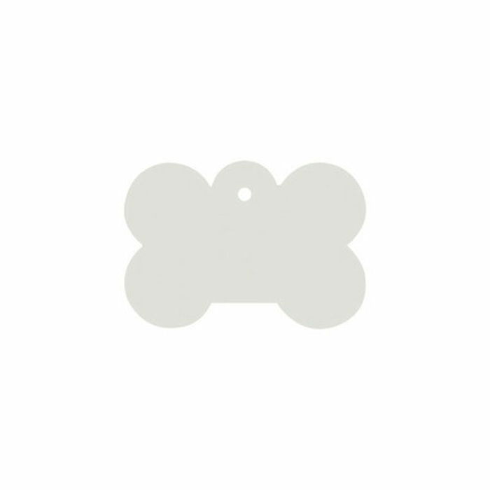 Placa identificativa para collar Imarc Bone Blanco