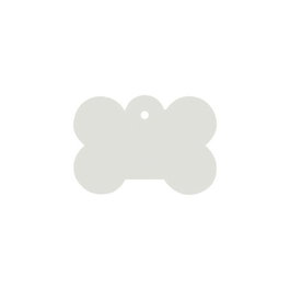 Placa identificativa para collar Imarc Bone Blanco