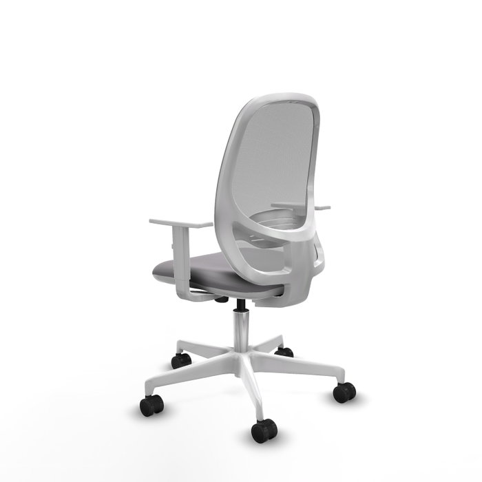 PIQUERAS Y CRESPO Silla de oficina Cilanco Gris con mecanismo Sincro
