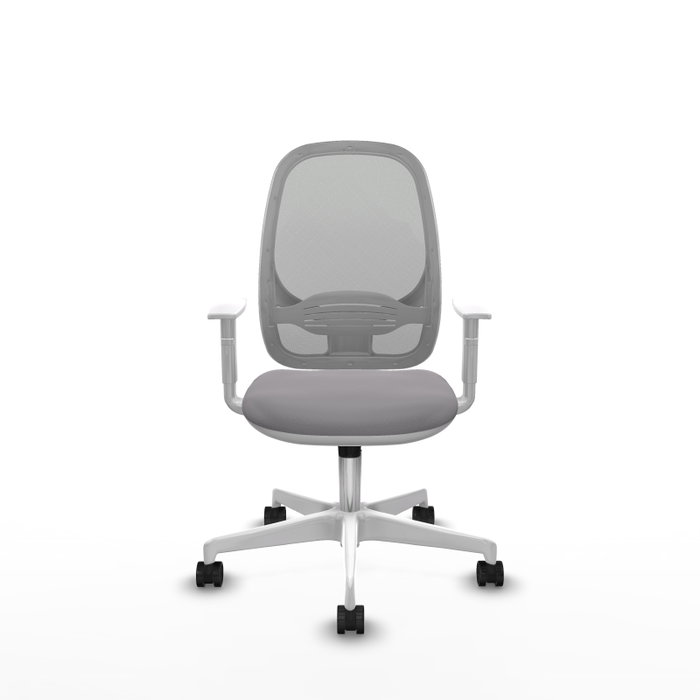 PIQUERAS Y CRESPO Silla de oficina Cilanco Gris con mecanismo Sincro