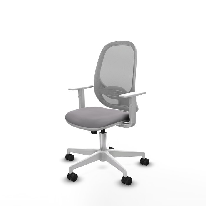 PIQUERAS Y CRESPO Silla de oficina Cilanco Gris con mecanismo Sincro