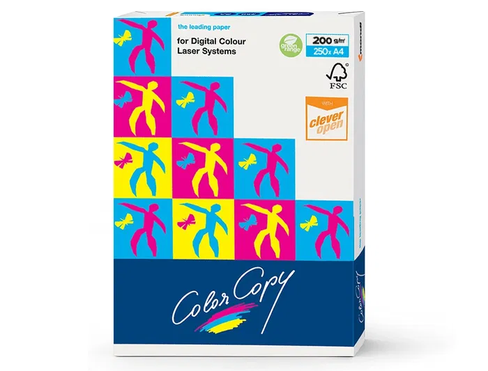 Color Copy Papel Fotocopiadora Color Copy Din A4 200 Gramos Paquete 250 Hojas