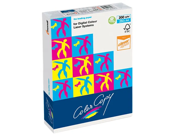 Color Copy Papel Fotocopiadora Color Copy Din A4 200 Gramos Paquete 250 Hojas