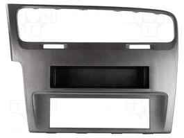 ACV Bastidor de montaje de radio 1 DIN para VW Golf VII (AU) 2012-2020, plata