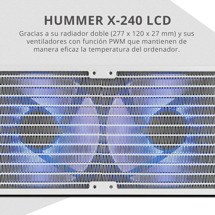 NOX Hummer X-240 LCD Blanco