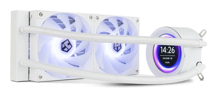 NOX Hummer X-240 LCD Blanco 240mm