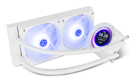 NOX Hummer X-240 LCD Refrigerador de aire 12 cm Blanco 1 pieza(s)