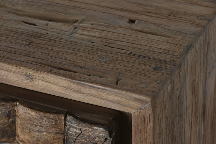 DKD Home Decor Buffet de Teca Reciclada y Coco Cocoshell 24