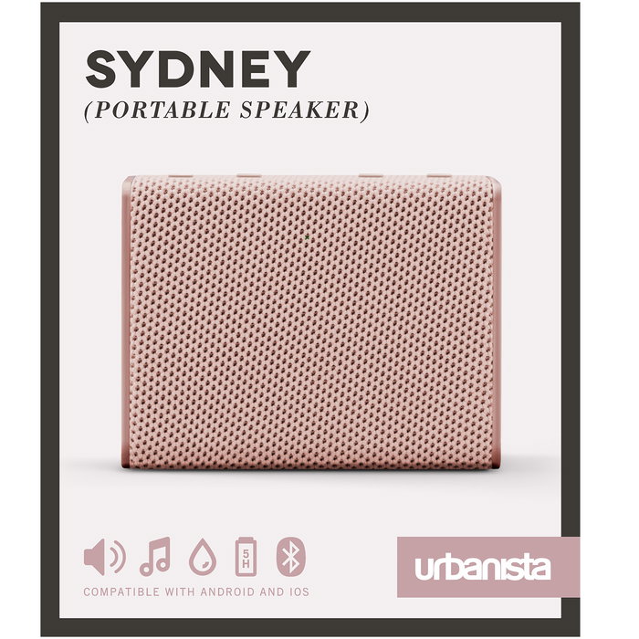 Urbanista Altavoz Sydney Bluetooth Inalambrico Portatil 5h Autonomia Rosa Rosegold