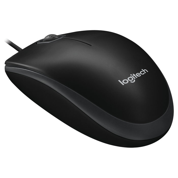 Logitech B100 Ratón Óptico USB Negro
