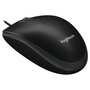 Logitech B100 Ratón Óptico USB Negro