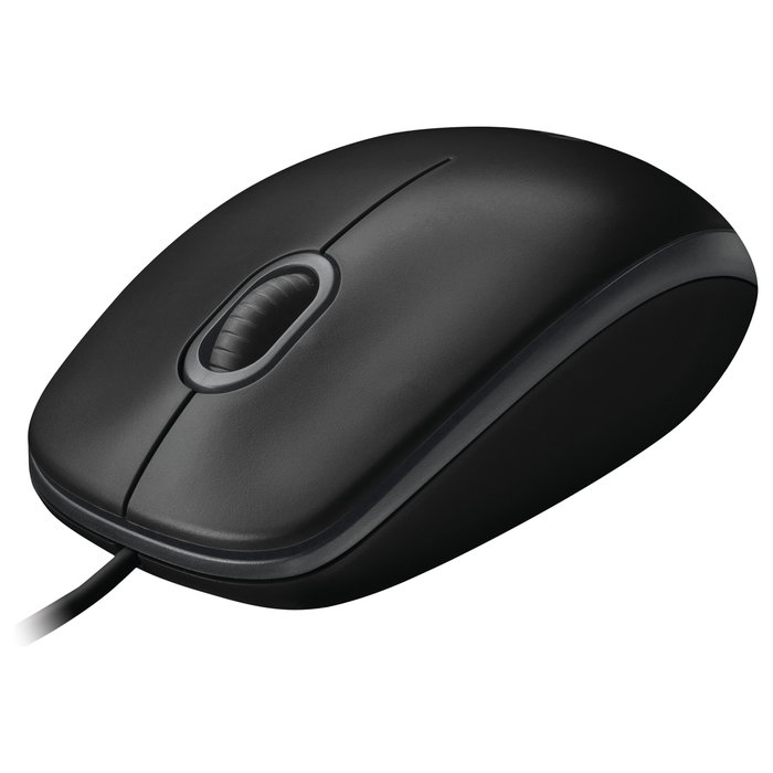Logitech B100 Ratón Óptico USB Negro