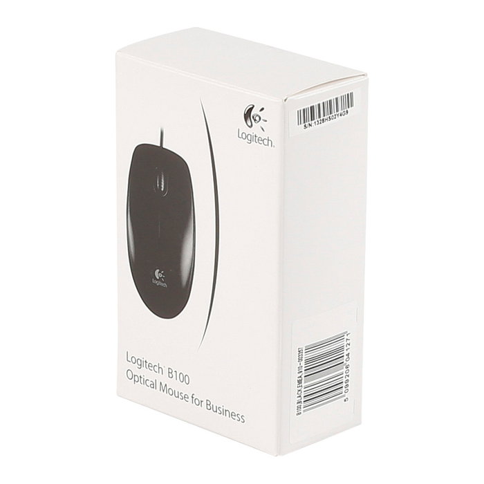 Logitech B100 Ratón Óptico USB Negro