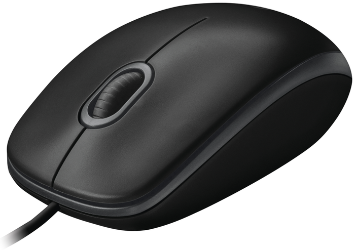 Logitech B100 Ratón Óptico USB Negro