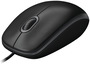 Logitech B100 Ratón Óptico USB Negro