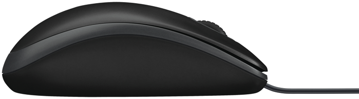 Logitech B100 Ratón Óptico USB Negro