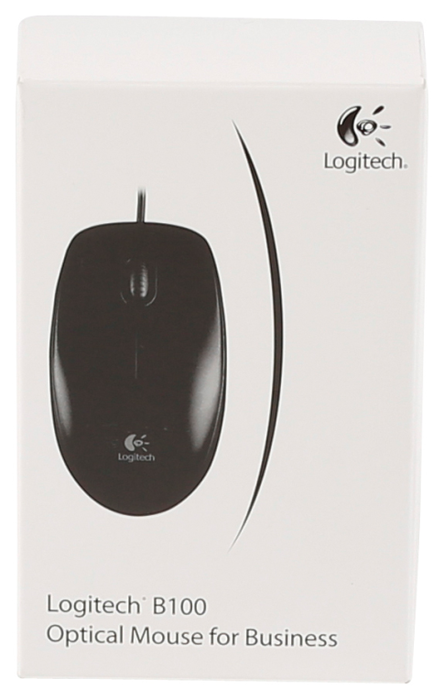 Logitech B100 Ratón Óptico USB Negro