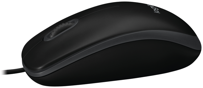 Logitech B100 Ratón Óptico USB Negro