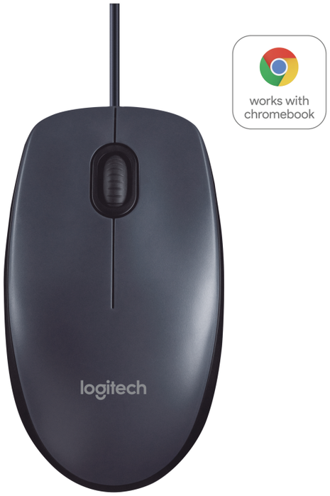Logitech B100 Ratón Óptico USB Negro