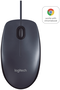Logitech B100 Ratón Óptico USB Negro