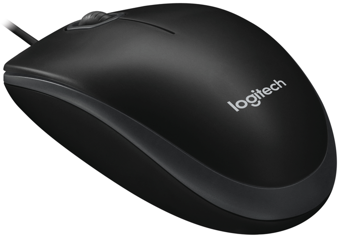 Logitech B100 Ratón Óptico USB Negro