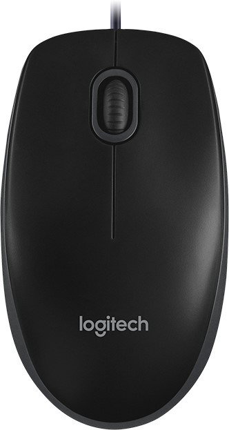 Logitech B100 Ratón Óptico USB Negro