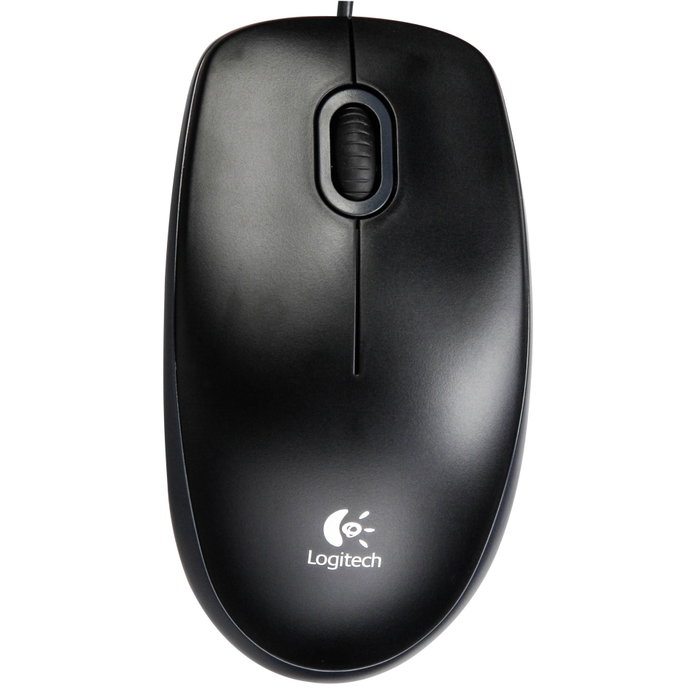 Logitech B100 Ratón Óptico USB Negro