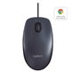 Logitech B100 Ratón Óptico USB Negro