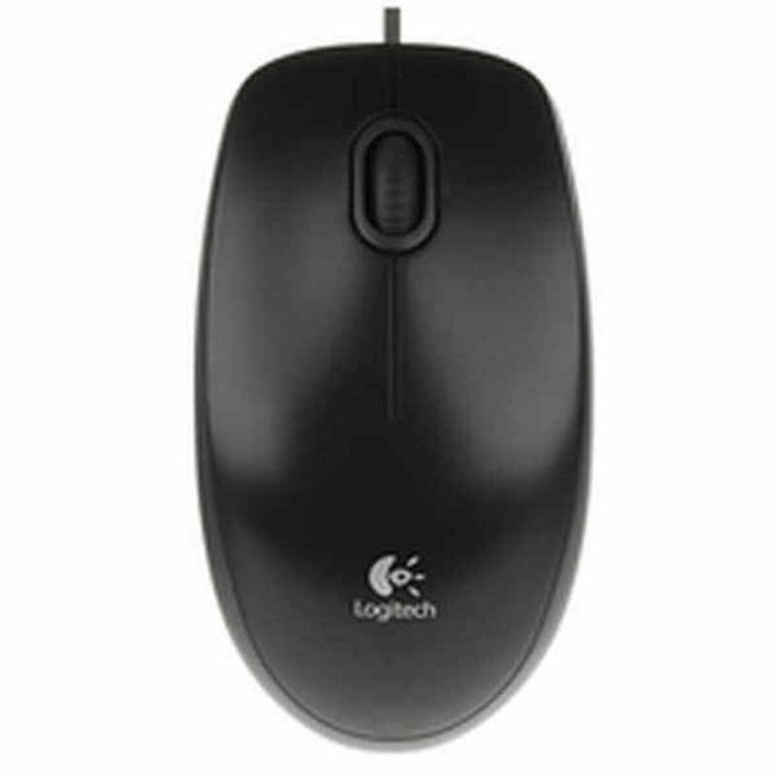 Logitech B100 Ratón Óptico USB Negro