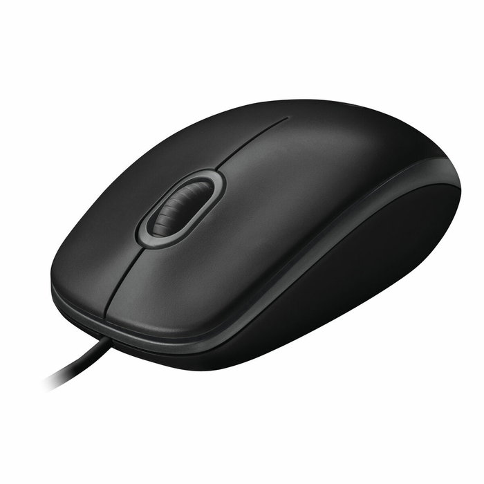 Logitech B100 Ratón Óptico USB Negro