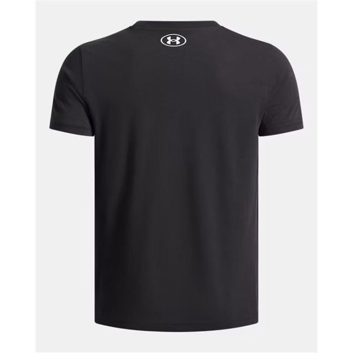 Camiseta de Manga Corta Infantil Under Armour Flame Wm Ss Negro