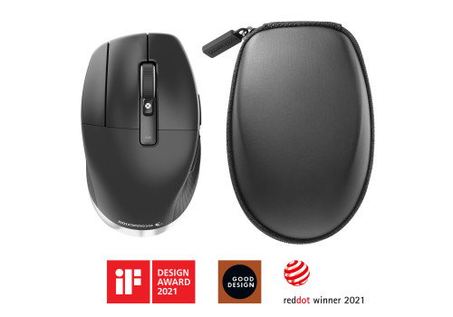 3Dconnexion CadMouse Pro Wireless Left Negro, Plata