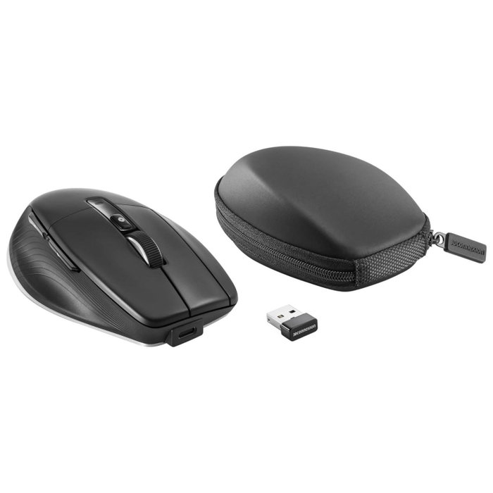 3Dconnexion CadMouse Pro Wireless Left Negro, Plata