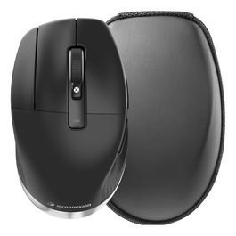 3DConnexion Ratón CadMouse Pro Wireless Left, 3DX-700117, Óptico Inalámbrico, 7200 DPI, Izquierda