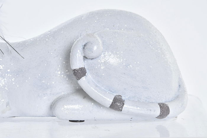 DKD Home Decor Figura Romántico Gato Blanco Resina 8 x 14 x 23 cm (2 Unidades) DKD Home Decor Figura Romántico Gato Blanco Resina 8 x 14 x 23 cm (2 Unidades)