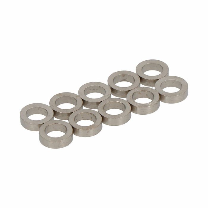 Edm Ovalillo pernio modelo OV01 de latón con acabado inoxidable, 10,5 x 10,5 x 3 mm, 10 uds Edm Ovalillo pernio modelo OV01 de latón con acabado inoxidable, 10,5 x 10,5 x 3 mm, 10 uds
