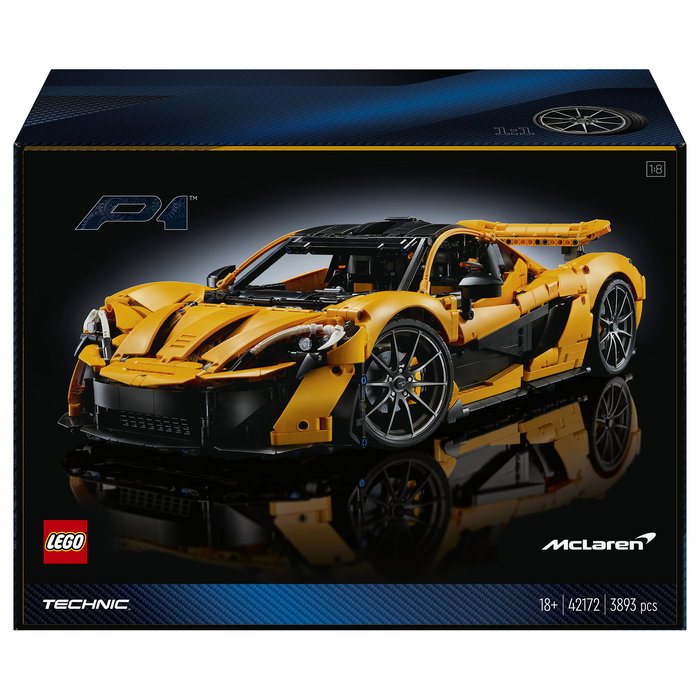 LEGO Technic McLaren P1, Juego Construcción 3893 Piezas, Adulto, Multicolor