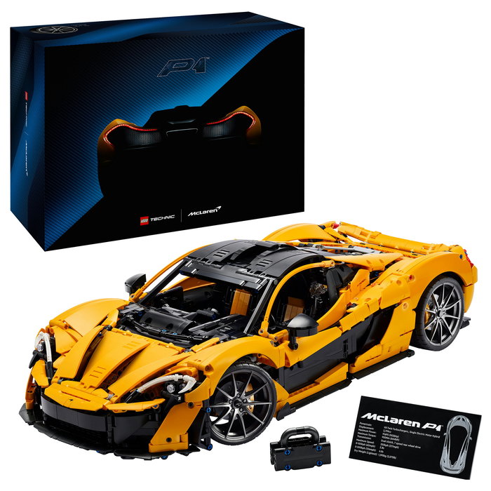 LEGO Technic McLaren P1, Juego Construcción 3893 Piezas, Adulto, Multicolor