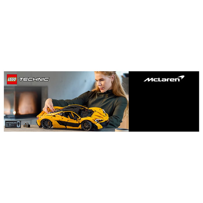 LEGO Technic McLaren P1, Juego Construcción 3893 Piezas, Adulto, Multicolor