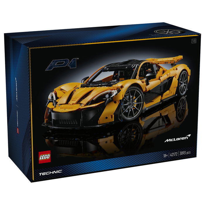 LEGO Technic McLaren P1, Juego Construcción 3893 Piezas, Adulto, Multicolor